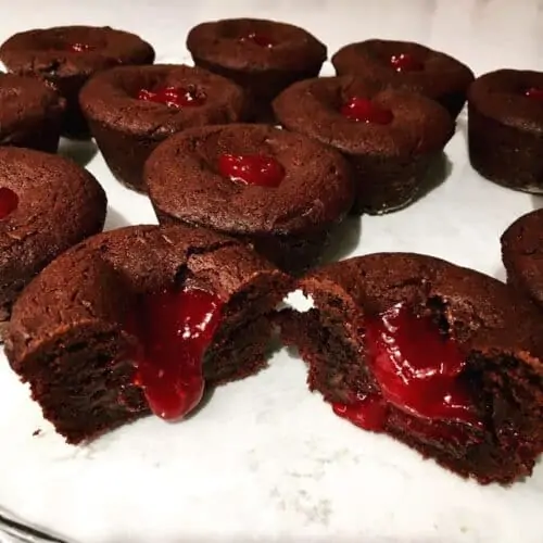 Chocolate Raspberry Brownie Cookie Cup Recipe